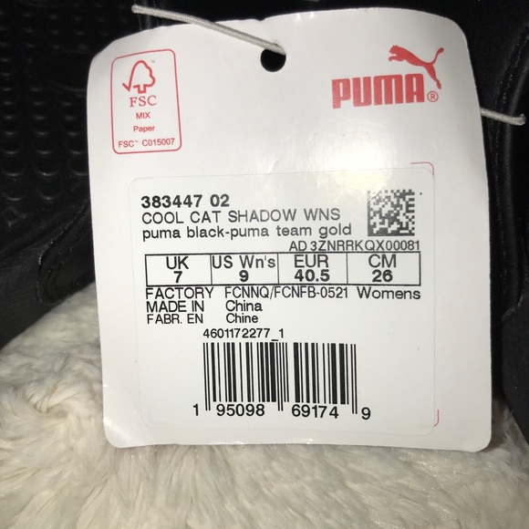 Puma Cool Cat Shadow Slides BLACK - Picture 6 of 6